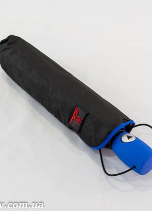Женский черный зонтик полуавтомат 10 спиц от фирмы "Bellissimo"