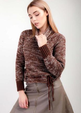 Жіночий затишний светр із м'якої пряжі / теплый модный свитер