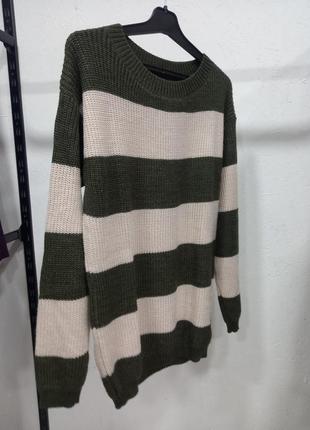 Жіночий джемпер у смужку / светр свитер джемпер в полоску