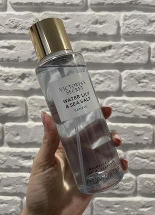 Спрей для тіла water lily & sea salt від victoria’s secret