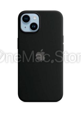 Чехол Silicone Case для iPhone 14 Plus (черный/black)