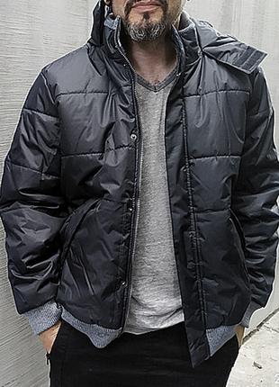 Бомбер куртка lee cooper зимняя с капюшоном р.xl original унисекс