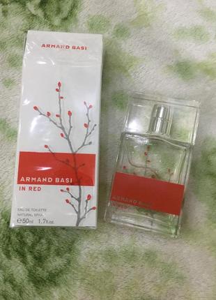 Туалетная вода духи парфюм бренд armand basi in red оригинал