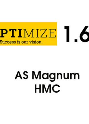 Линзы для Очков "OPTIMIZE" Single Vision 1.67 AS MAGNUM HMC - ...