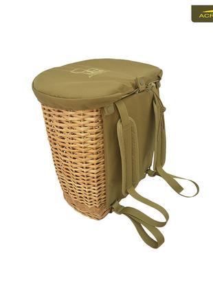 Чоловічий рюкзак — кошик для збирання грибів "Acropolis" РНГ-5 мв