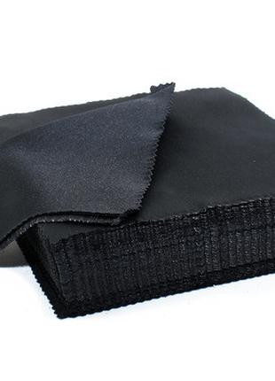 Черные салфетки в упаковке 135*135 мм. для линз и экранов ( 10...
