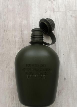 Армейская фляга пластиковая - Нато 0,75 л. - Олива