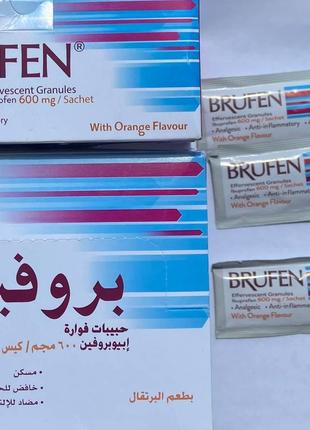 Brufen 600 mg Ibuprofen-протизапальний препарат 20 саше Єгипет