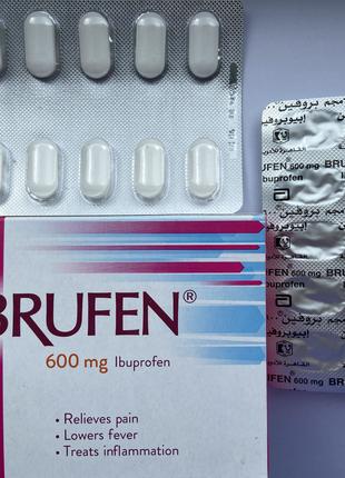 Brufen 600 mg Ibuprofen-противоспалительный препарат 30 шт Египет