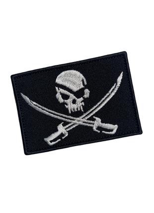 Шеврон (патч) Піратський прапор на липучці