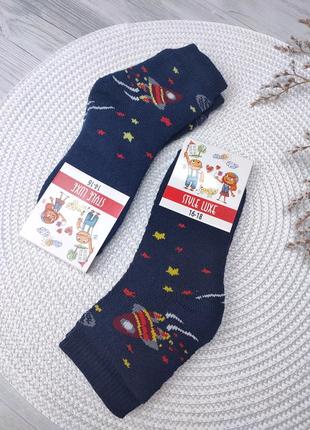 Теплі шкарпетки махрові для хлопчика 🚀 дитячі носки