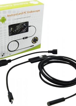 Гнучка USB-камера ендоскоп Android and PC Endoscope 100P 3,5 м