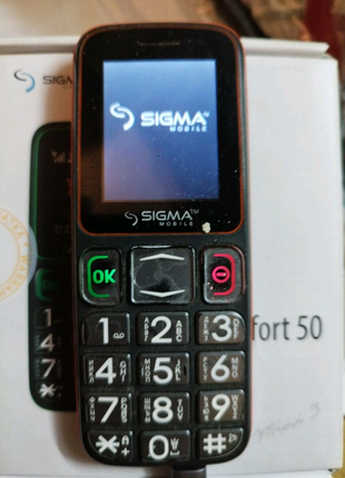 Sigma 50 2sim кнопочный телефон