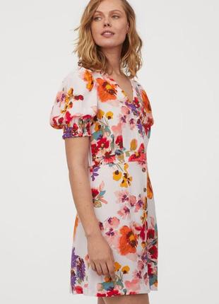Плаття в квітковий принт h&m