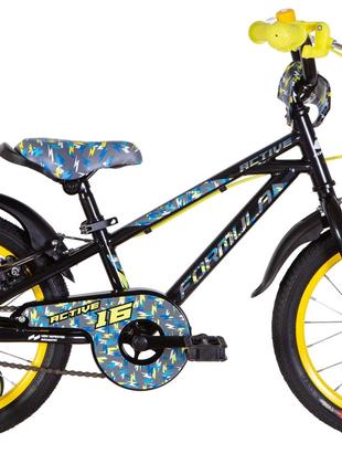 Велосипед 16" Formula ACTIVE 2022 (чорний)