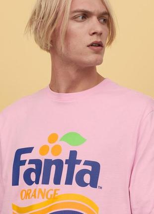 Крутой лонгслив с принтом fanta orange