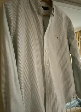 Чоловіча рубашка polo ralph lauren oxford green
