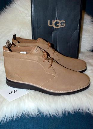 Мужские кожаные дезерты туфли на шнуровке ugg union 46 размер