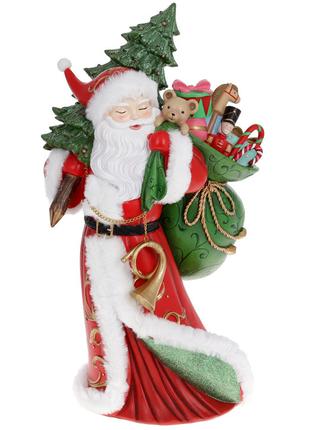 Декоративная фигура Санта с мешком подарков, 52.5см