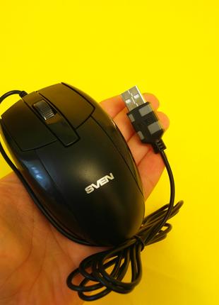 SVEN Стандартная мышь для ПК. Компьютерная мышка USB