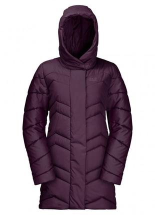 Довга куртка jack wolfskin kyoto coat w 1204941-1600 xl фіолет...