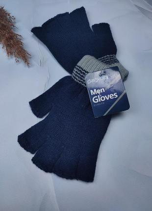 Чоловічі рукавиці мітенки ❗ розпродаж