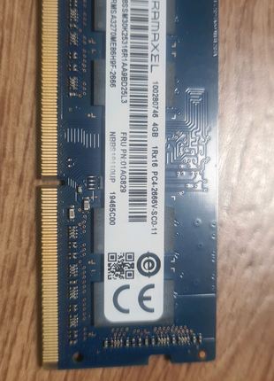 DDR4 Ramaxel 4Gb 1Rx16 PC4-2666V