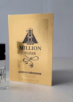 Paco rabanne 1 million elixir 2022г men оригинал пробник 1,5 мл