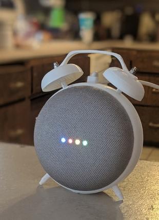 Ретро-подставка будильник- для Google Home Mini