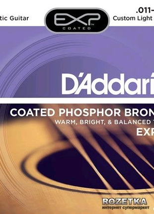 Струни для гітари d'addario (Daddario)