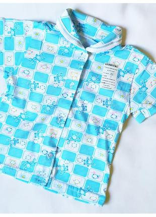 Дитяча літня кофточка сорочка на хлопчика 88001
