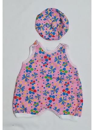 Дитячий літній костюм комплект малюк на дівчинку 75701