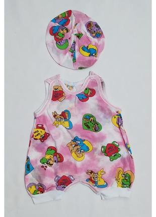 Дитячий літній костюм комплект малюк на дівчинку 75701