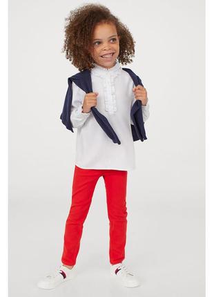 Дитячі однотонні штани трегінси h&m на дівчинку h&m 50885