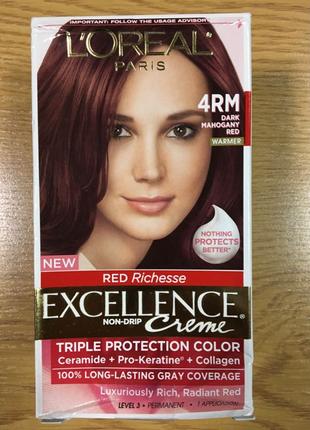 Фарба для волосся L’Oréal, 4RM( dark mahogany red )