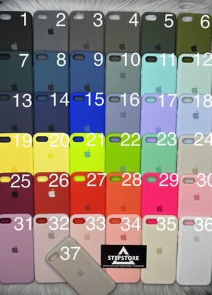 Чехол Silicone Case 360 Full для iPhone 7 / 8 / SE 2 / 3 с мик...