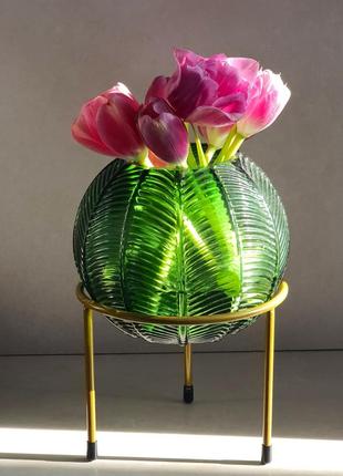 Розкішна ваза для квітів та декору