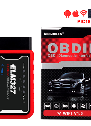 Автосканер Kingbolen ELM327 OBD SCAN WI-FI. v1.5