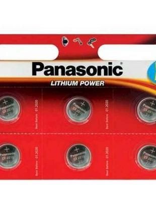 Батарейка CR-2016 Lithium, 3V, 1х6 шт ТМ Panasonic