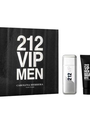 Набір чоловічий Carolina Herrera 212 VIP Men (туалетна вода, 1...