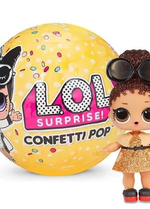 Кукла в шаре для девочек LOL модель Confetti Pop серия 9 GOLD/...