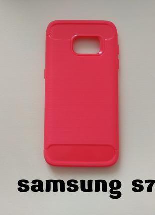 Чехол Samsung S7 Красный