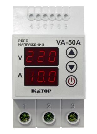 Реле напряжения с контролем тока VA-50A
