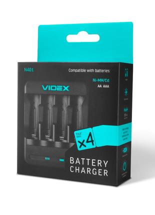 Зарядний пристрій для акумуляторів Videx VCH-N401
