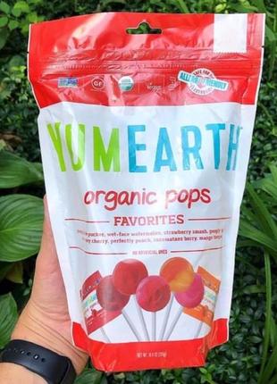 Органические леденцы с витамин C, США, конфеты ассорти вкусов