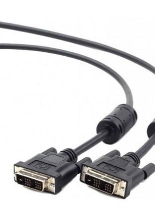 Кабель сигнальний DVI-DVI Cablexpert CC-DVI-BK-6 DVI-DVI 1.8м ...