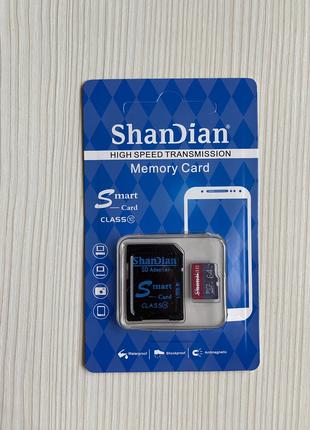 Картка пам'яті Shan Diane Micro SD 64 GB + Adapter CLASS 10 дл...