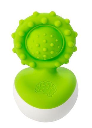 Прорезыватель-неваляшка Fat Brain Toys dimpl wobl зеленый (F21...