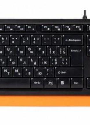 Клавіатура A4Tech FK10 Black/Orange USB (код 108879)