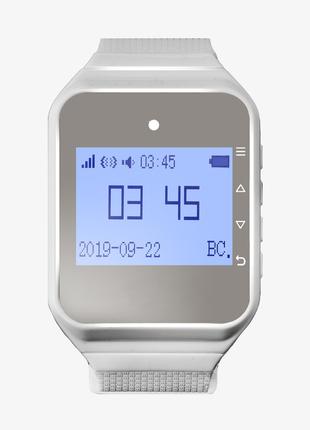 Смарт пейджер-часы медперсонала R-02 White Watch Pager RECS